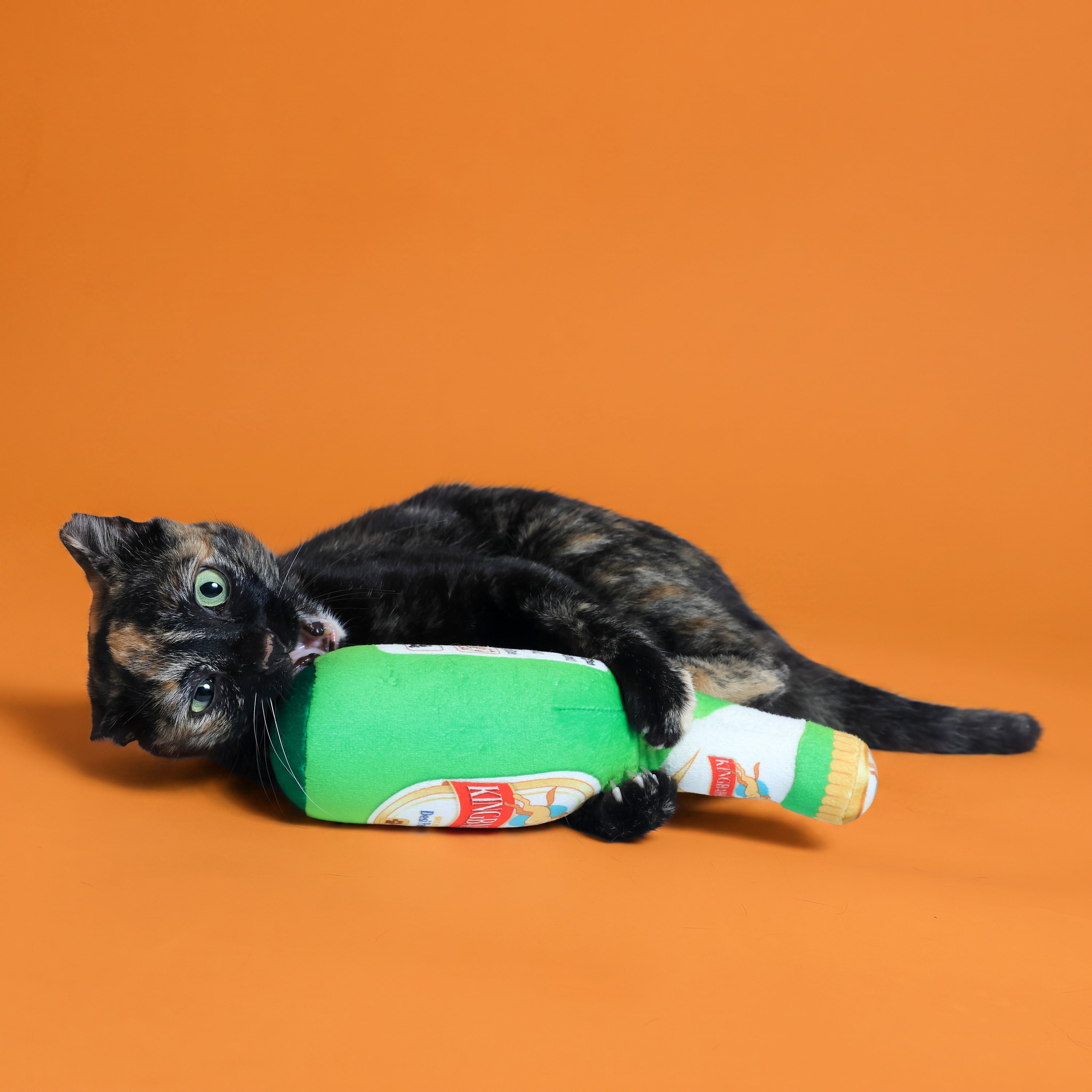 Kingbarker Beer Squeaky Plush Toy For Dogs
