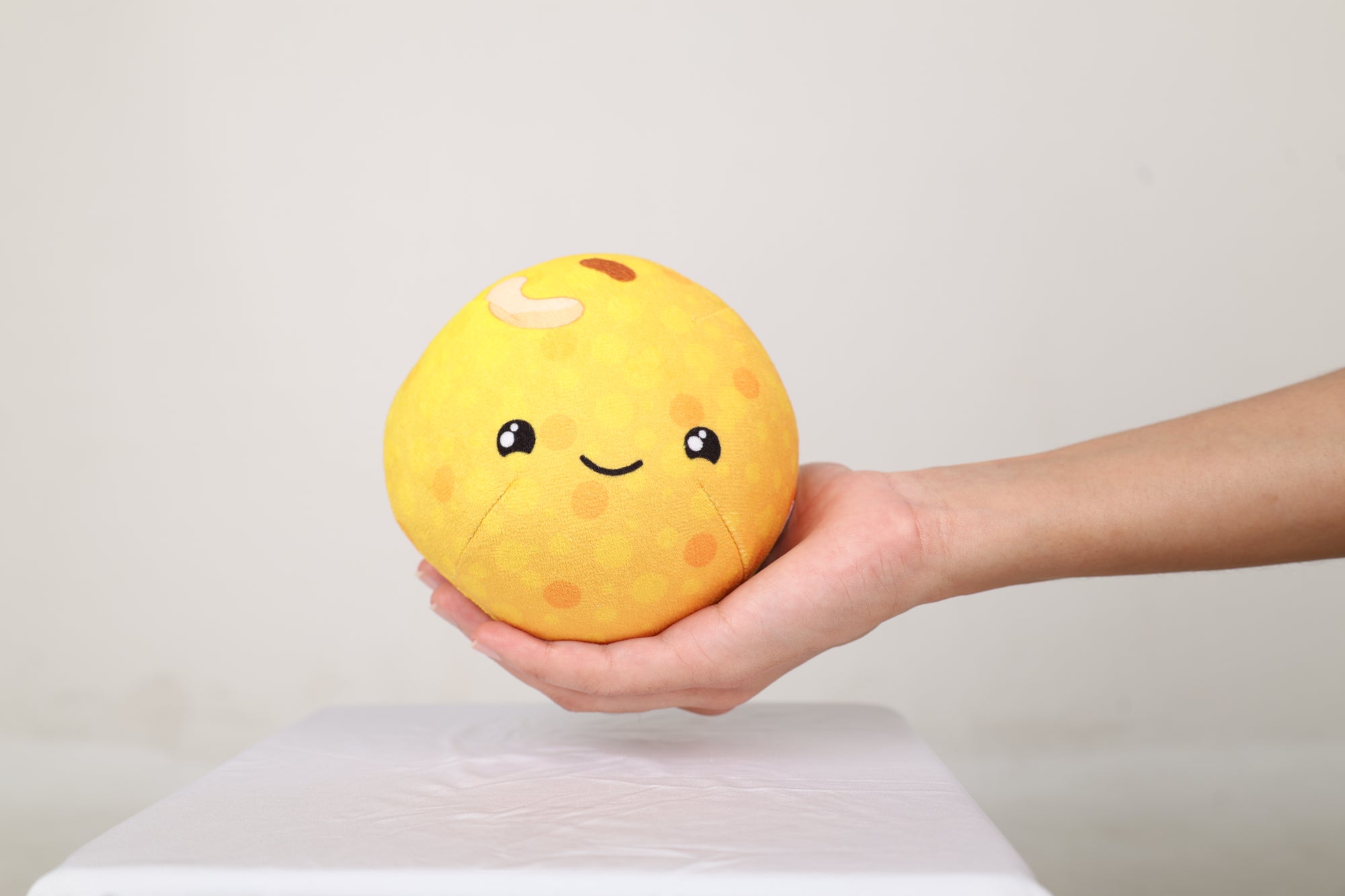 Giant Ladoo Squeaky Plush Toy For Dogs