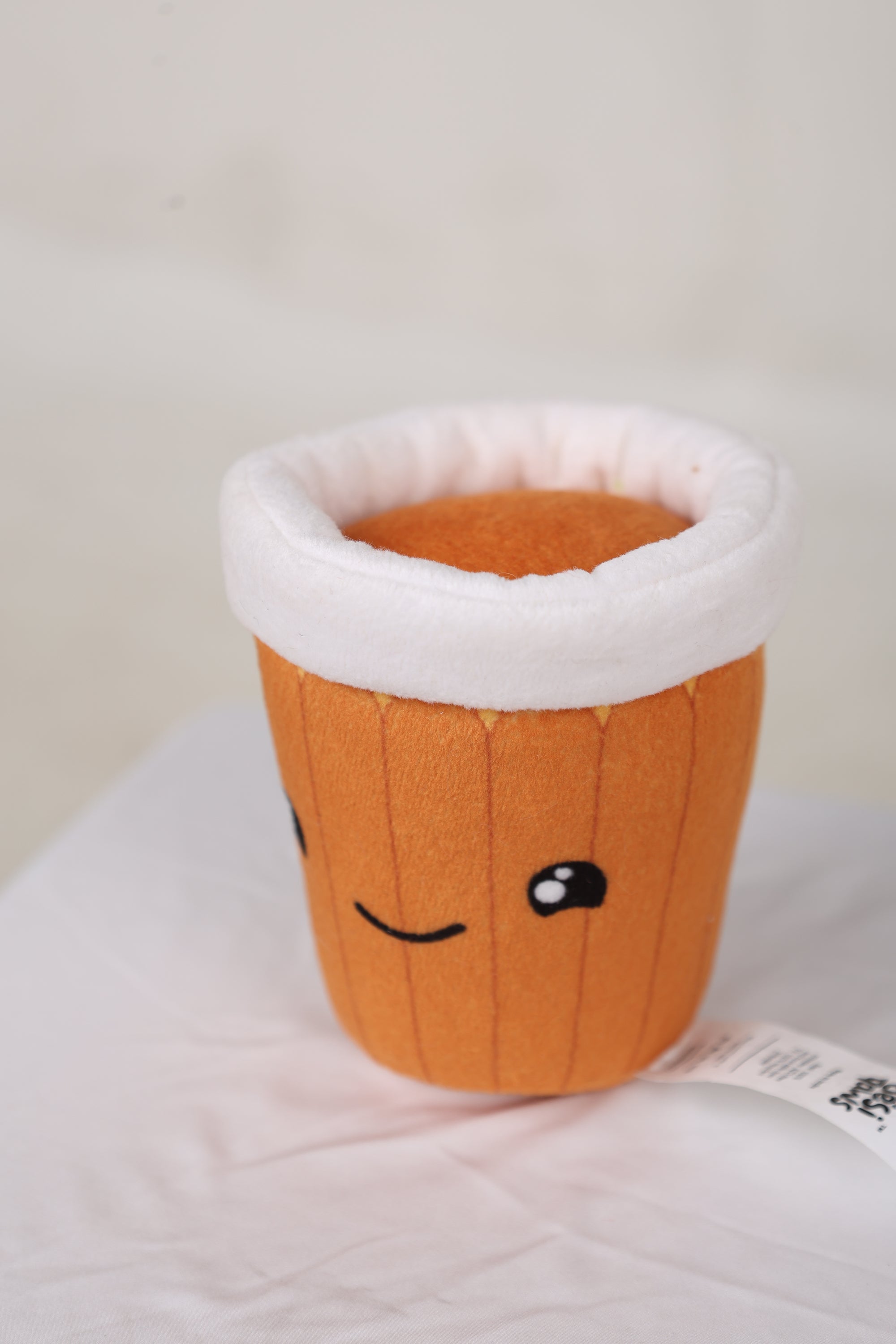 Masala Chai Cup Squeaky Plush Toy For Dogs