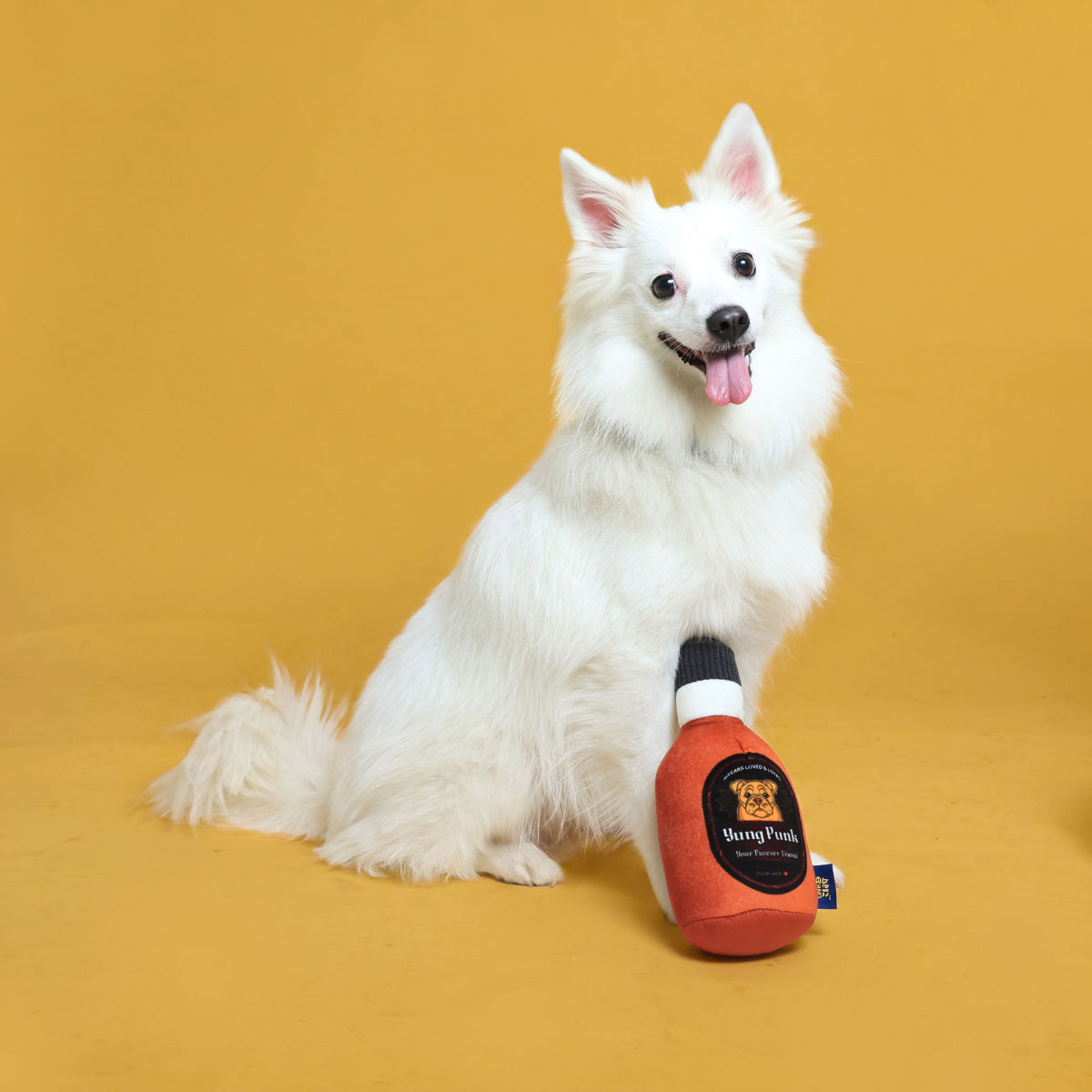 Yung Punk Rum Squeaky Plush Dog Toy